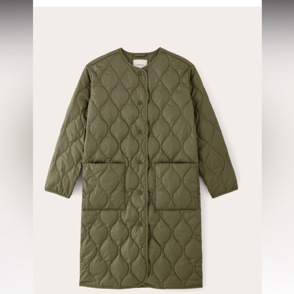 EVERLANE The Long Quilted Liner NWT